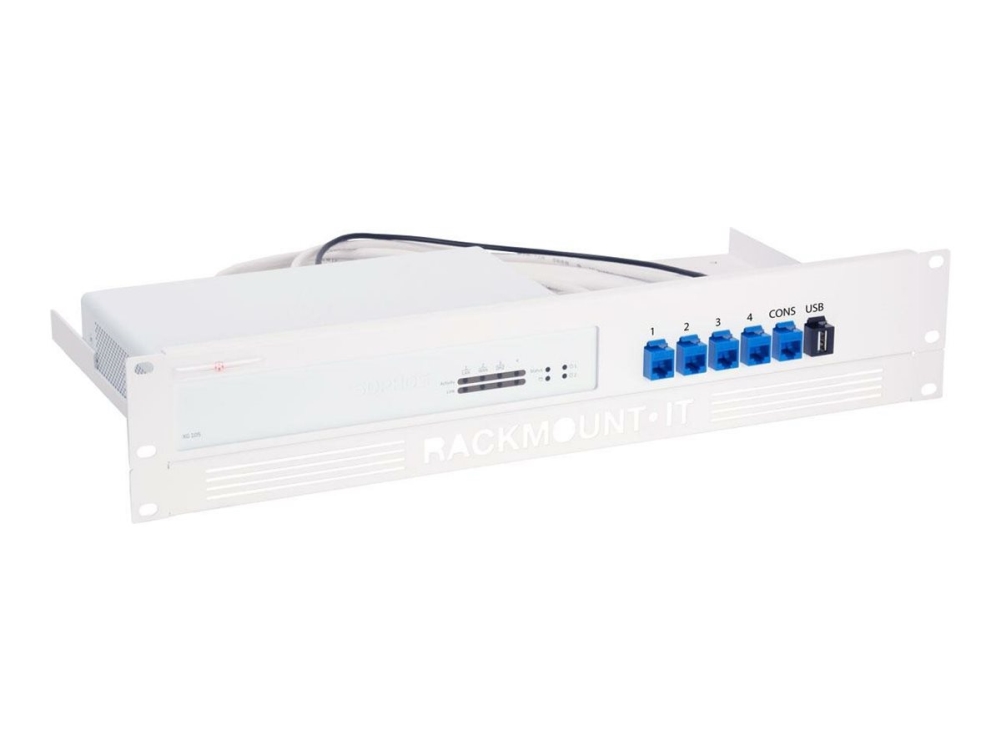 Rackmount.It Rm-Sr-T5 - Monteringspakke For Netværksudstyr - Stativmonterbar - Signalhvid (Ral 9003) - 1.3U - 19" - For Sophos Sg 125, 135 Xg 125, 13