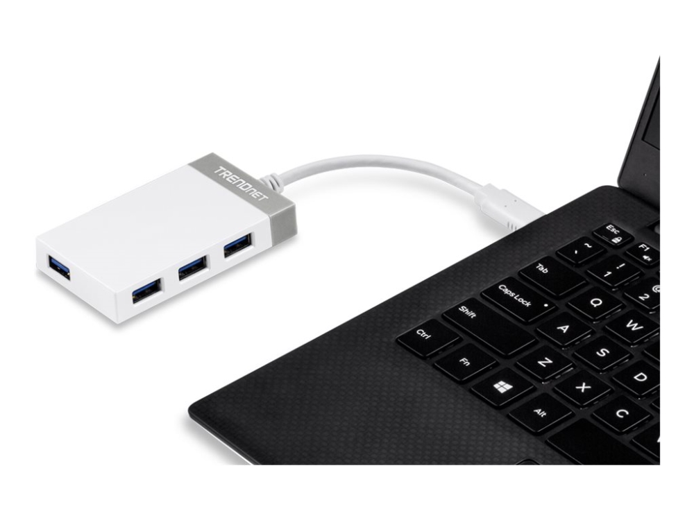Trendnet Tuc-H4e - Hub - 4 X Superspeed Usb 3.0 + 1 X Usb-C - Desktop