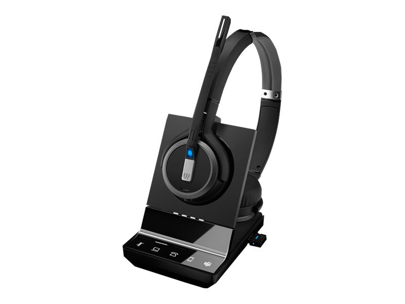 Epos Impact Sdw 5066T - Headset-System - On-Ear - Dect - Schnurlos, Kabelgebunden - Schwarz - Zertifiziert Für Microsoft Teams, Optimiert Für Uc