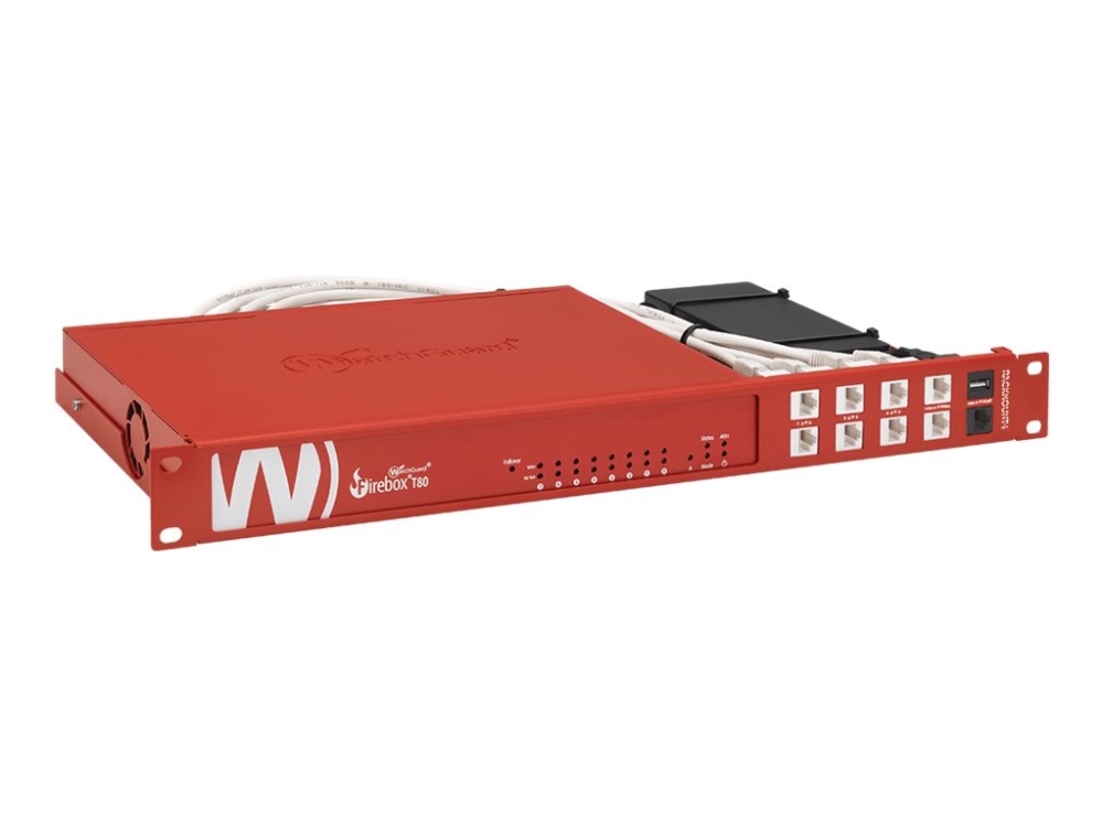 Rackmount.It Rm-Wg-T7 - Monteringspakke For Netværksudstyr - Stativmonterbar - Watchguard Red - 1U - 19" - For Watchguard Firebox T80