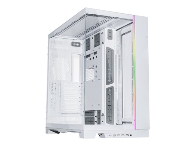 Lian Li O11 Dynamic Evo Xl, Tower, Pc, Weiß, Atx, Eatx, Micro Atx, Mini-Itx, Aluminium, Stahl, Gehärtetes Glas, Blau, Grün, Rot