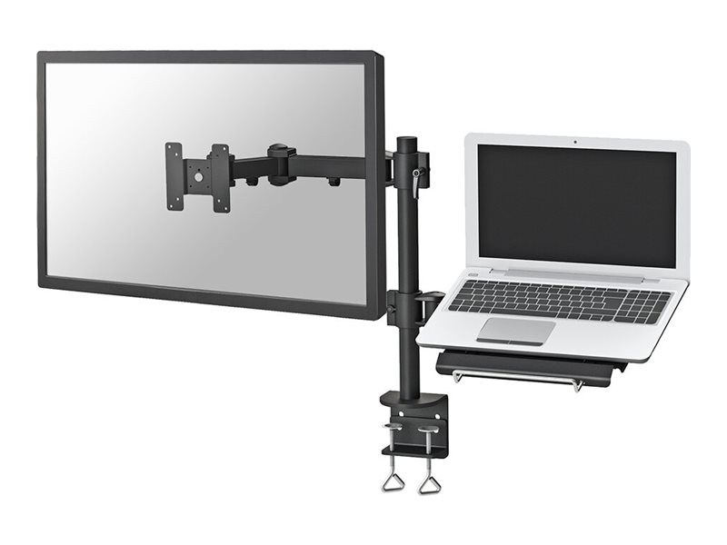 Neomounts Monitor-/Notebook -Tischhalterung, Klemme, 10 Kg, 25,4 Cm (10"), 68,6 Cm (27"), 100 X 100 Mm, Schwarz