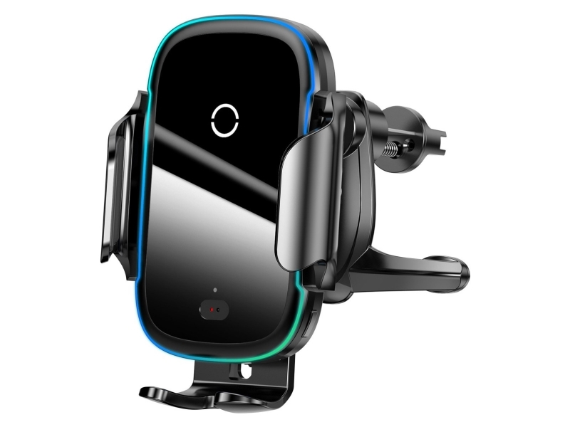 Baseus 6953156212466, Wireless Charger, Bil, Bil/Indendørs, Sort