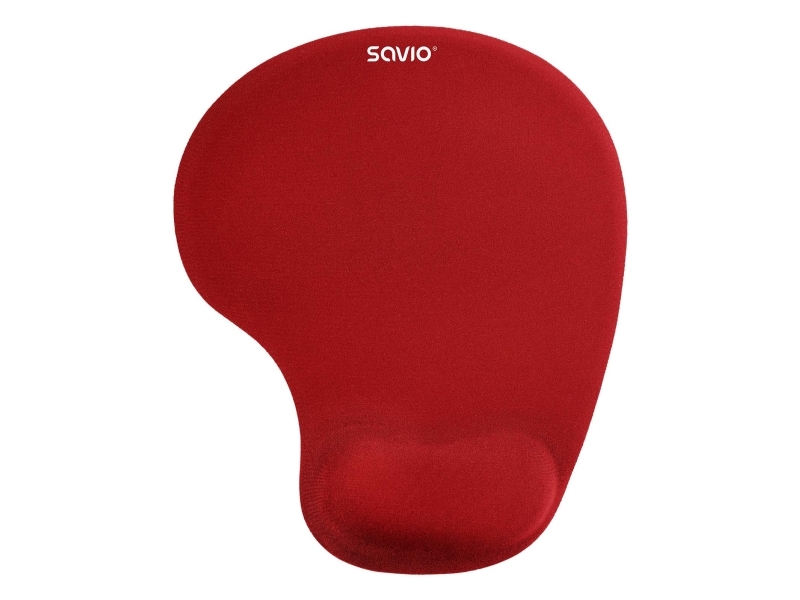 Savio Mp-01Bl Mouse Pad Red, Rød, Billede, Håndledsstøtte