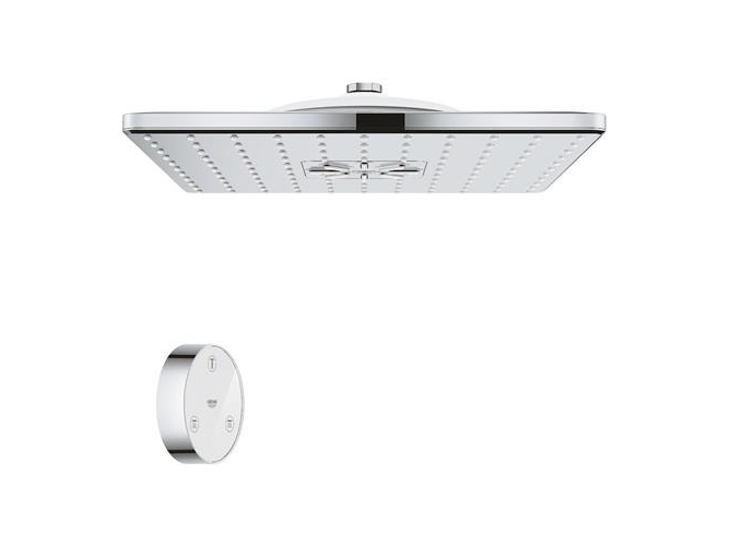 GROHE Rainshower SmartConnct 310 Cube hovedbruser, 2 sprays, Ecojoy 9,5l, med trådløs fjernbetjening
