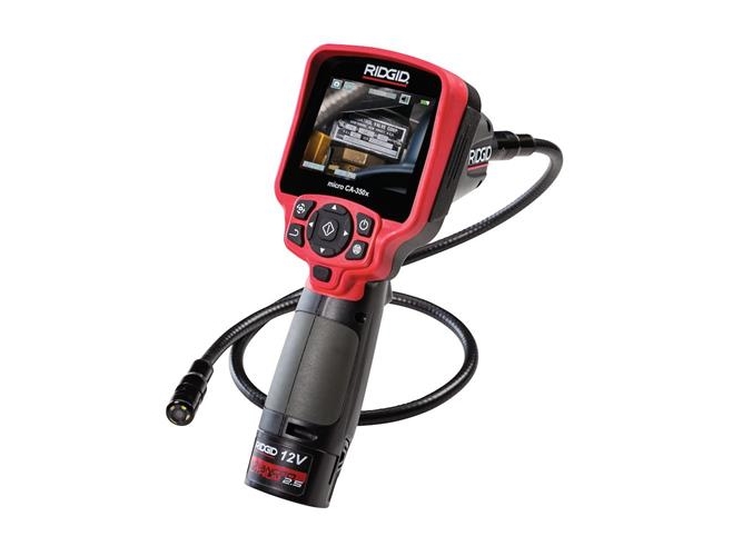 Ridgid Ca-350X Kamera, Wi-Fi/Bluetooth, Bilde/Video, 12 V