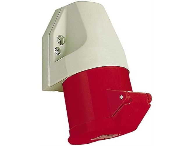 CEE vägguttag 5P 32A 380V H6 IP44 röd | EL Artiklar - Cee & multipolär - Cee material | GameStuff