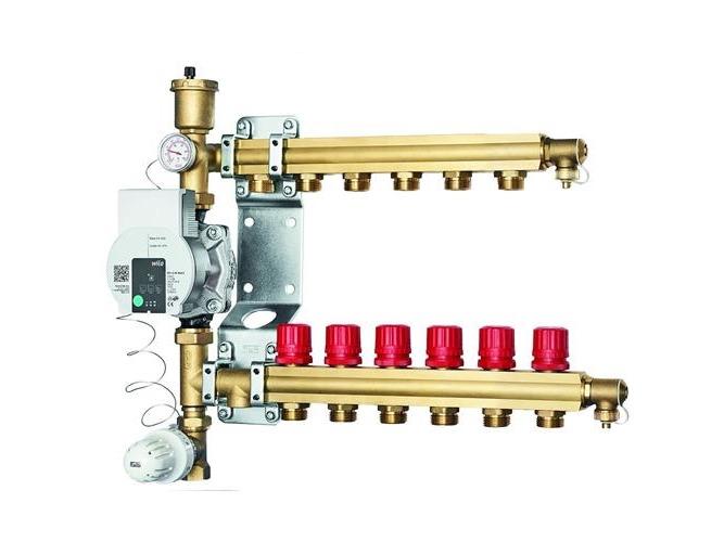 Roth ShuntUnit-6. Med förmonterade distributionsrör och automatiskt avluftningsprogram. | VVS Artiklar - Uppvärmning - Golvvärme | GameStuff