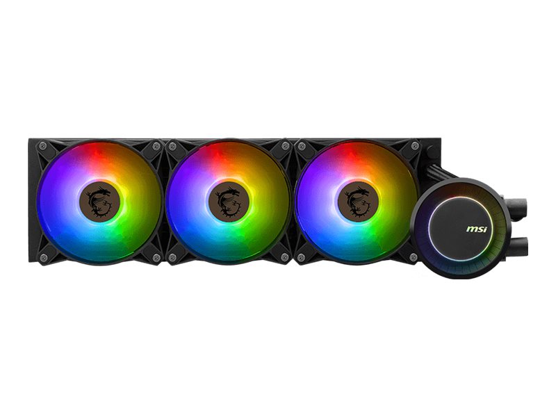 Msi Mag Coreliquid E360 - Processors Flydende Kølesystem - Radiatorstørrelse: 360 Mm - (For: Lga1150, Lga1151, Lga1155, Lga1156, Lga1200, Lga1700, Am