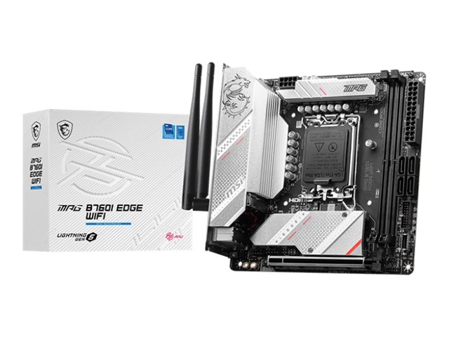 Msi Mpg B760i Edge Wifi, Intel, Lga 1700, Intel Celeron , Intel Pentium Gold, Lga 1700, Ddr5-Sdram, 96 Gb