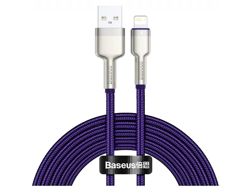 Baseus Caljk-B05, 2 M, Lightning, Usb A, Hanstik, Hanstik, Violet