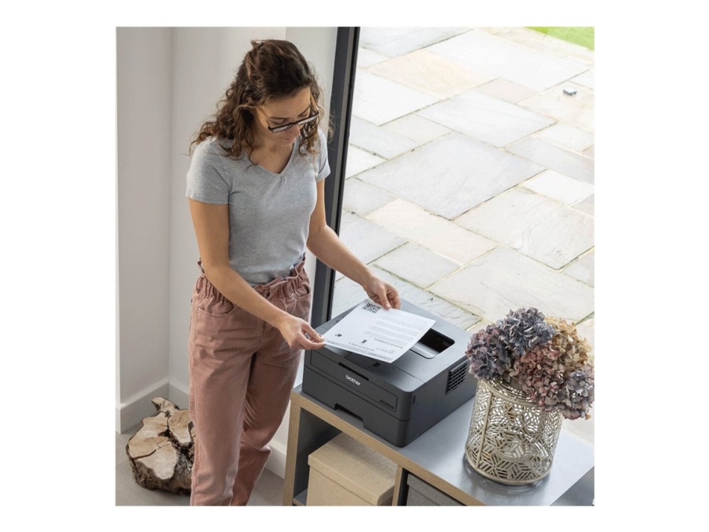 Brother HL-L2400DWE - Skrivare - svartvit - Duplex - laser - A4/Legal - 1200 x 1200 dpi - upp till 30 sidor/minut - kapacitet: 250 ark - USB 2.0, Wi-Fi(n) | Skrivare - Laserskrivare - Svartvit skrivare | GameStuff
