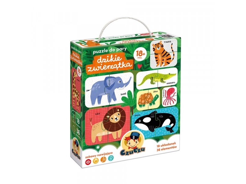 Puzzle Czuczu Paired Puzzle - Wildtiere