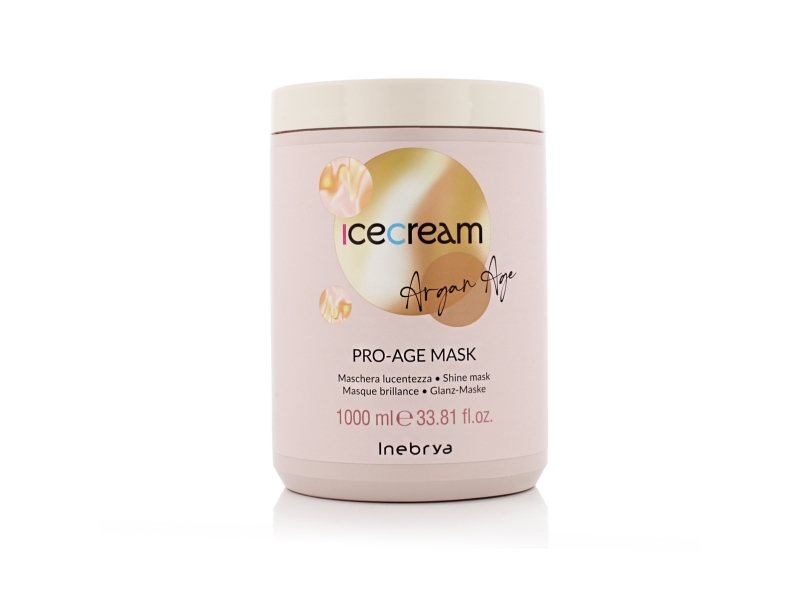 Inebrya Ice Cream Argan Pro Age Shining Mask With Argan Oil 1000ml