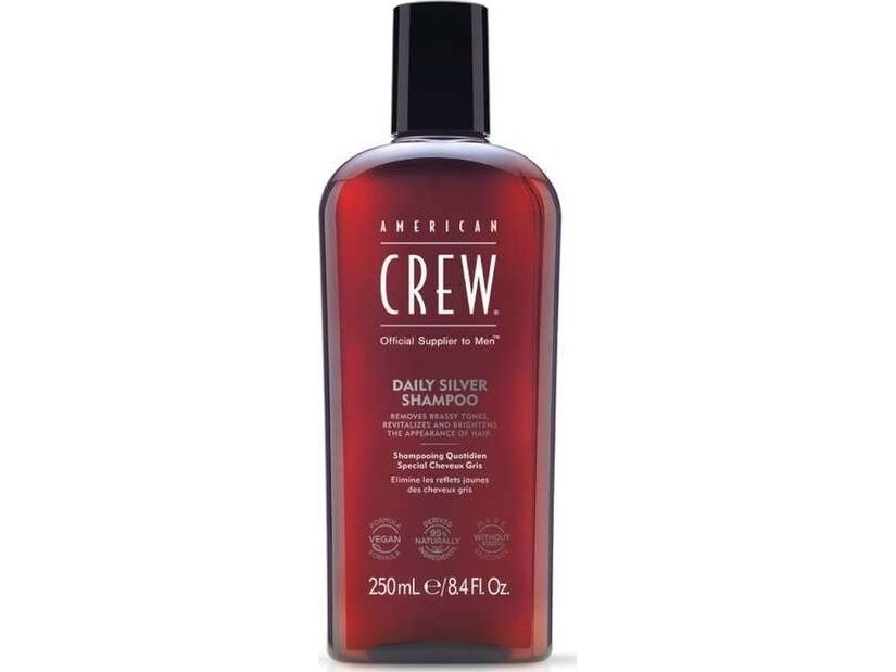 American Crew American Crew Daily Silver Shampoo - Shampoo For Gray Hair, 250Ml