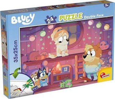 M-Plus Doppelseitiges Bodenpuzzle 24El Bluey Story Time 99542 Lisciani