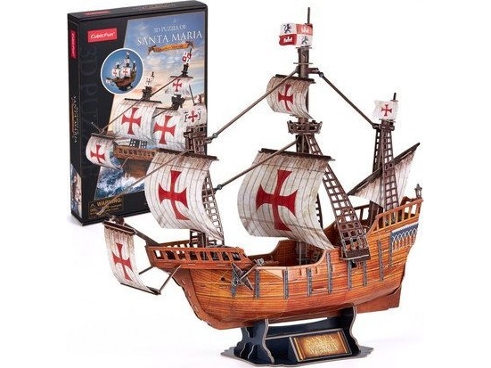 Cubic Fun Cubic Fun Puzzle 3D Santa Maria
