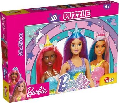 Lisciani Lisciani Barbie Puzzle M-Plus 48 - Magic Unicorn