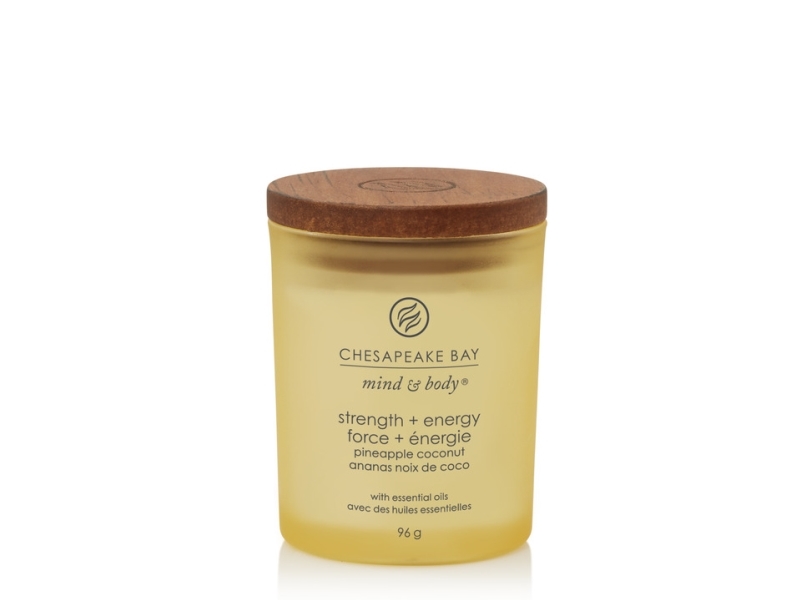Chesapeake Bay Strength Energy Candle Three Wicks