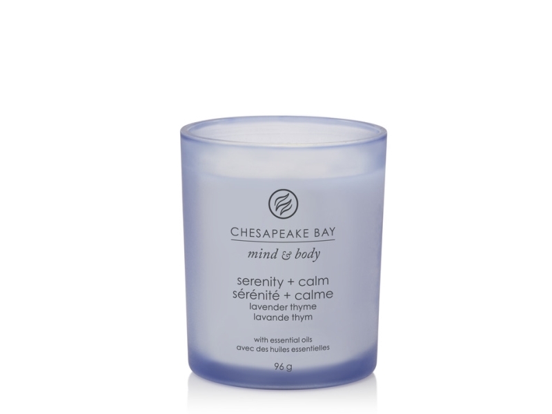Chesapeake Bay Scented candle with wooden lid - Lavender Thyme