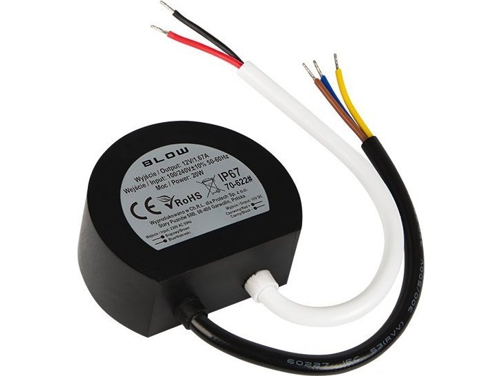 Blow 70-622# 12v/1.67a strömförsörjningsbox med switchat läge | Motorer - spänningsreglering - övervakning etc.  >  Strömförsörjning | GameStuff