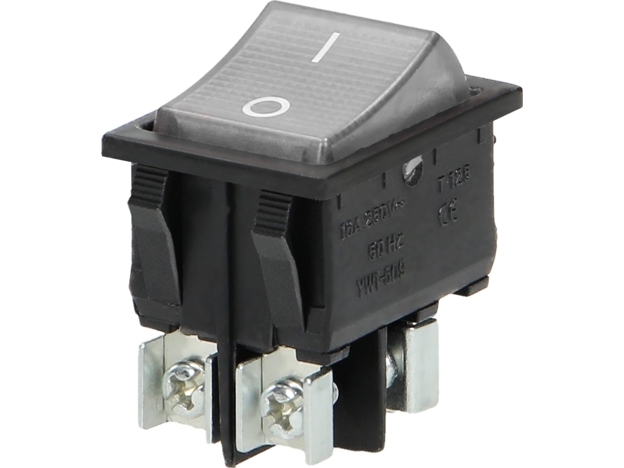 Orno belysningsdosa/tryckknapp med lys, genomskinlig knapp, svart hölje | N - A | GameStuff