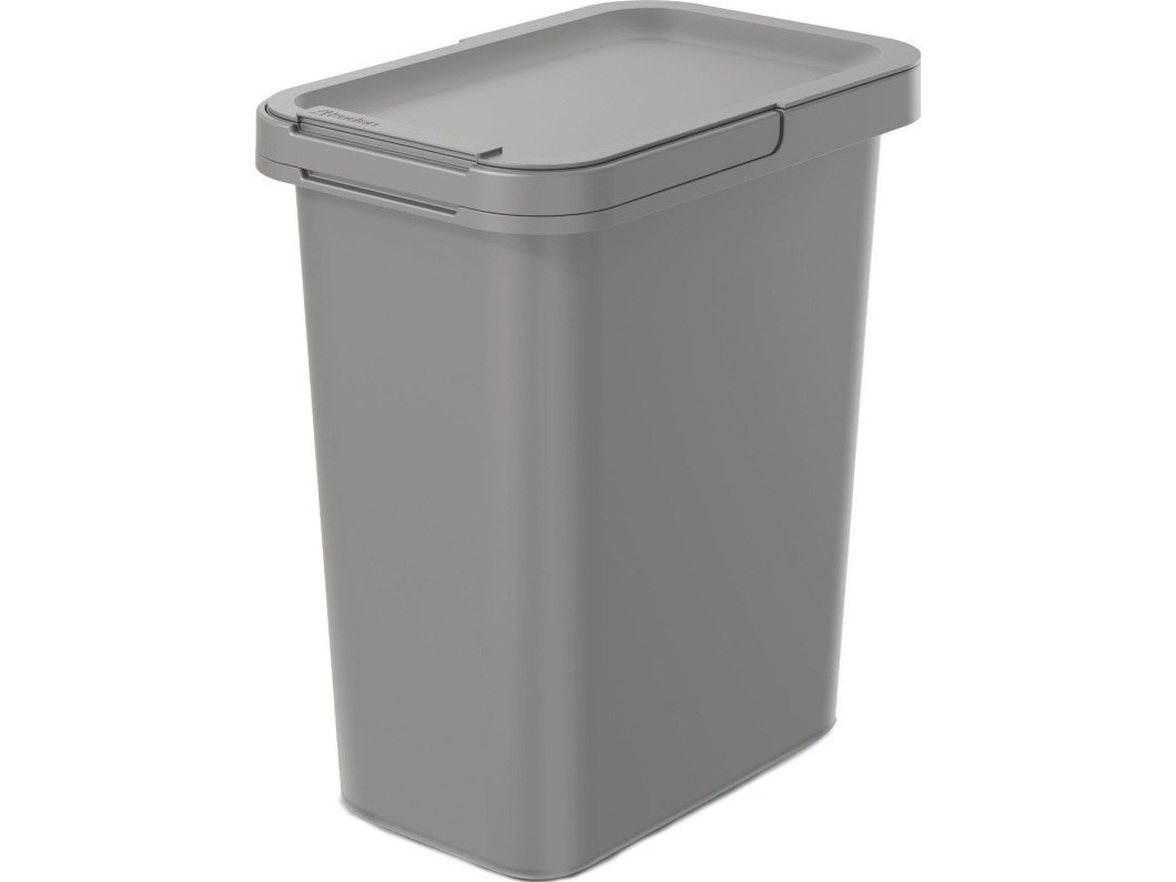 Prosperplast Papperskorg SYSTEMA - slät grå | Köksutrustning - Hushålls tillbehör - Sopsortering | GameStuff