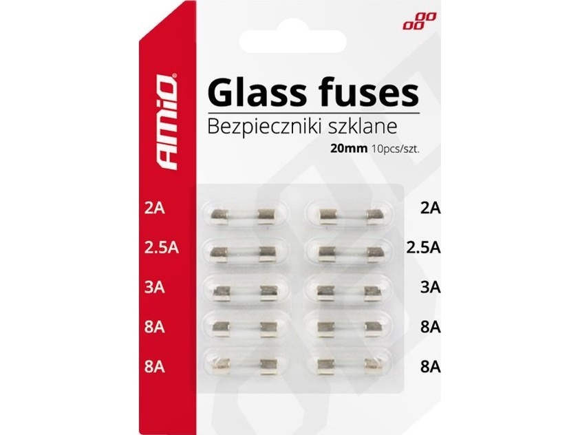 AMiO Lasisulakkeet mini (20mm) 10 kpl.