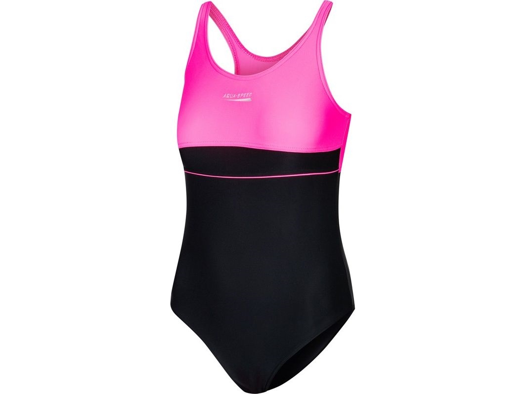 Aqua-Speed Mädchen-Badeanzug Emily Schwarz Aqua Speed Größe 158