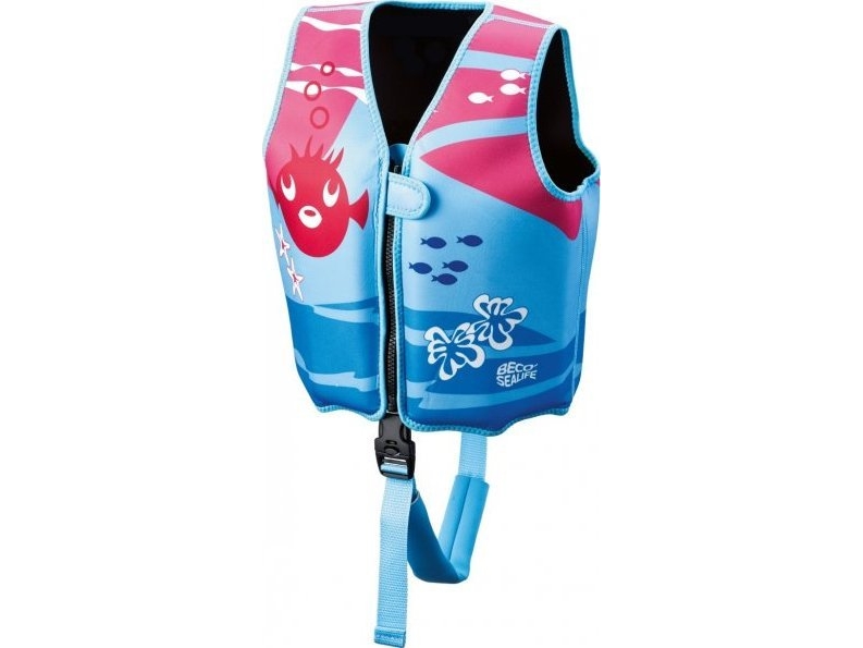 Beco svømmevest til børn (1-6) - Sealife - Lyseblå/lyserød