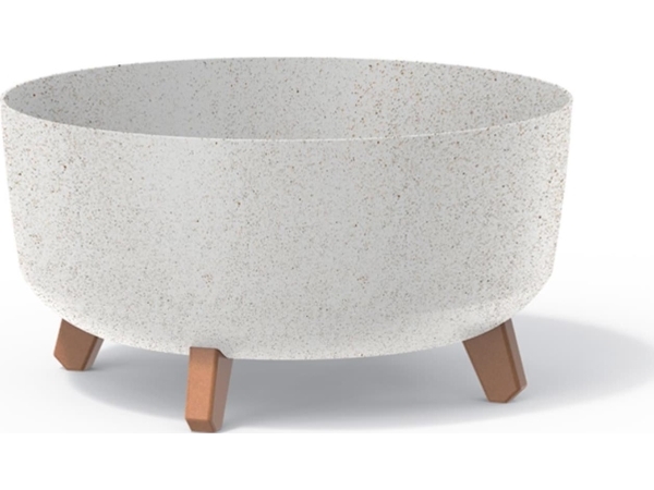 Prosperplast Vazonas Gracia Low Eco Wood Dgrl400lw Baltas Eko
