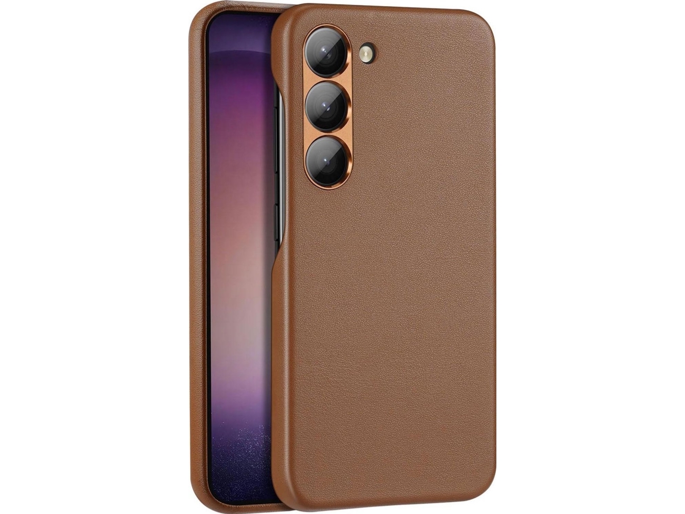 Dux Ducis Dux Ducis Grit Etui Samsung Galaxy S23 Plus Elegant Kunstlæder Cover Magsafe Brun