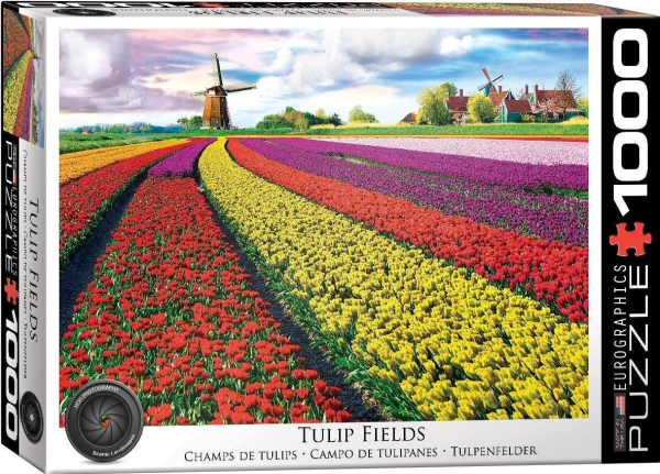 Puslespil 1000 Brikker Tulipanfelter I Holland 6000-5326