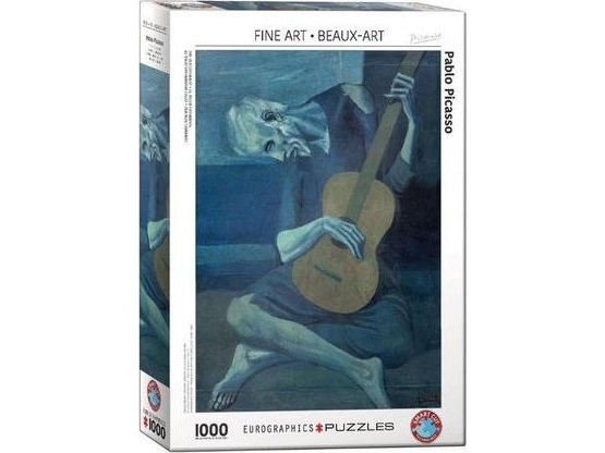 Puzzle 1000 Old Man Playing Guitar, Picasso