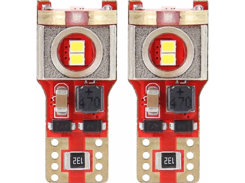 Amio Led-Pærer Canbus 2016 6Smd T10 W5w W10w