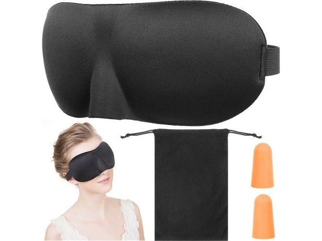 Iso Trade ögonbindel för sömn + öronproppar | Utomhus - Väskor & Resväskor - Övriga | GameStuff