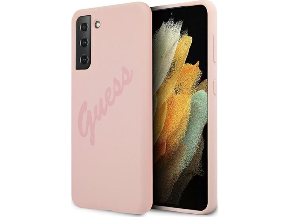 Guess Guhcs21mlsvspi S21+ Hårdt Cover Script Vintage - Pink/Pink