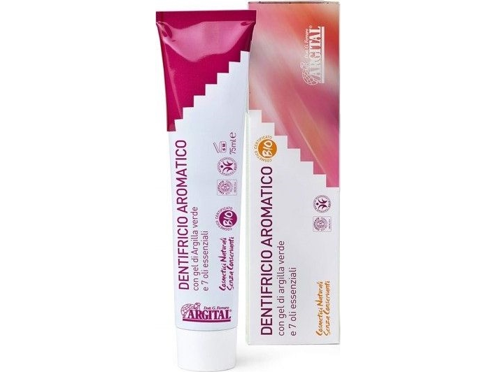 Argital Aromihammastahna vihreällä savigeelillä varustettuna