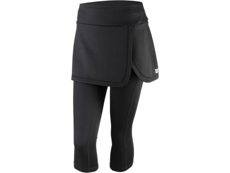 Wilson W Capri Skort Iv Leggings Wra791901 Sort Xs