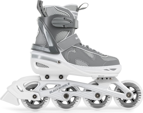 Blackwheels Verstellbare Rollen Flex Pro Grau Größe 35-38