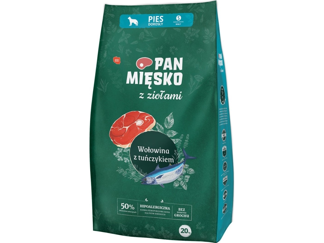Mr Meat With Herbs Oksekød Med Tun (Voksen) Chips S 20Kg