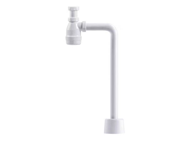 Purus Wasserschloss-Set Abgewinkelt 90 Grad Mit Geldbeutel-Wasserschloss, Ablaufrohr Und Rosette 32 Mm - 1 1/4" Länge 695 Mm