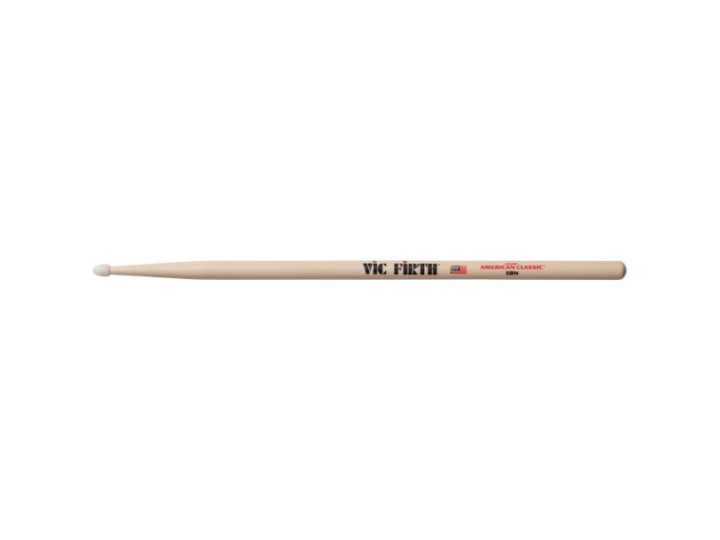 Vic Firth 5Bn, Trommestikker, Træ, Træ, Nøddetræ, Lak, Teardrop