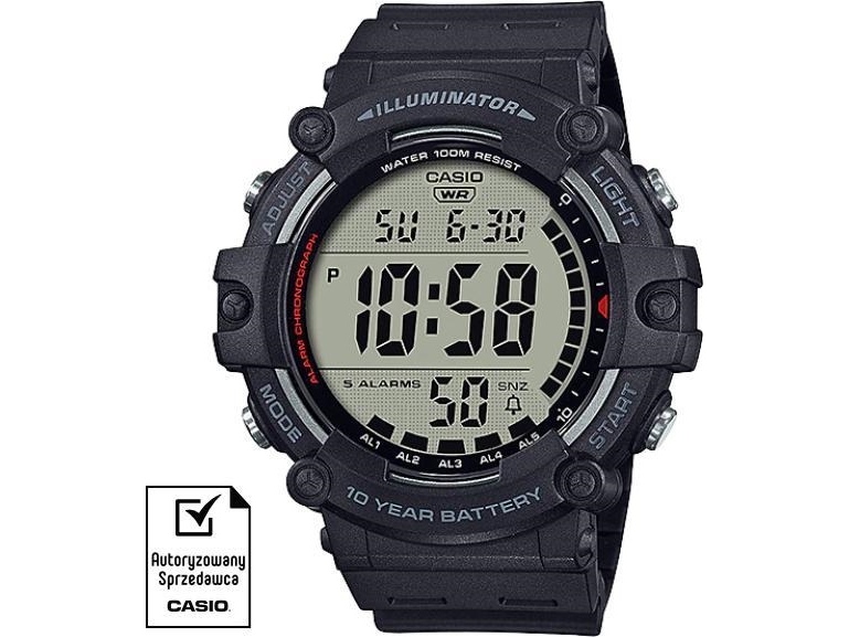 Casio AE-1500WH-1AVEF, Vattentät | Huset - Säkerhet & Larm - Klockor och väckarklockor | GameStuff