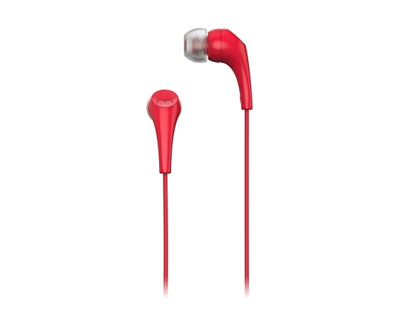 Motorola In-Ear Kopfhörer/Earbuds 2-S Mit Integriertem Mikrofon 3,5 Mm Rot