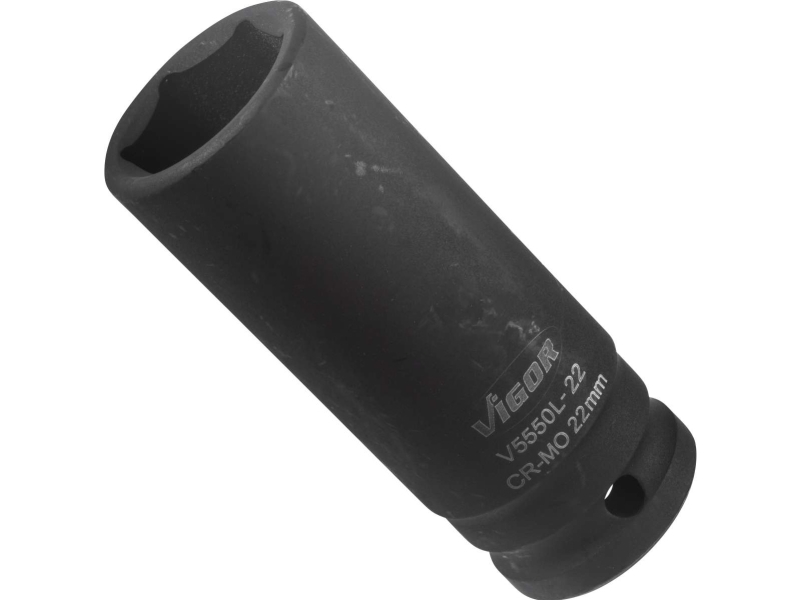 Vigor V5550l-22, Sokkel, 1/2", Metric, 1 Hoved(Er), 22 Mm, Mat