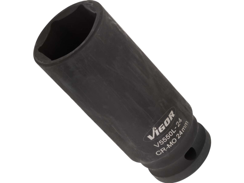 Vigor V5550l-24, Sokkel, 1/2", Metric, 1 Hoved(Er), 24 Mm, Mat