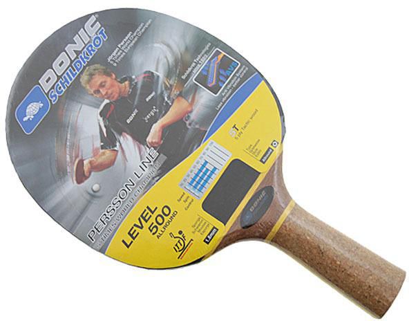 Donic Schildkröt Tischtennisschläger "Persson 1270,00Cm (500") Korkgriff, Elite-Belag, 1,6 Mm Schwamm, Kontroll-Eignung - 1 Stück (728451)