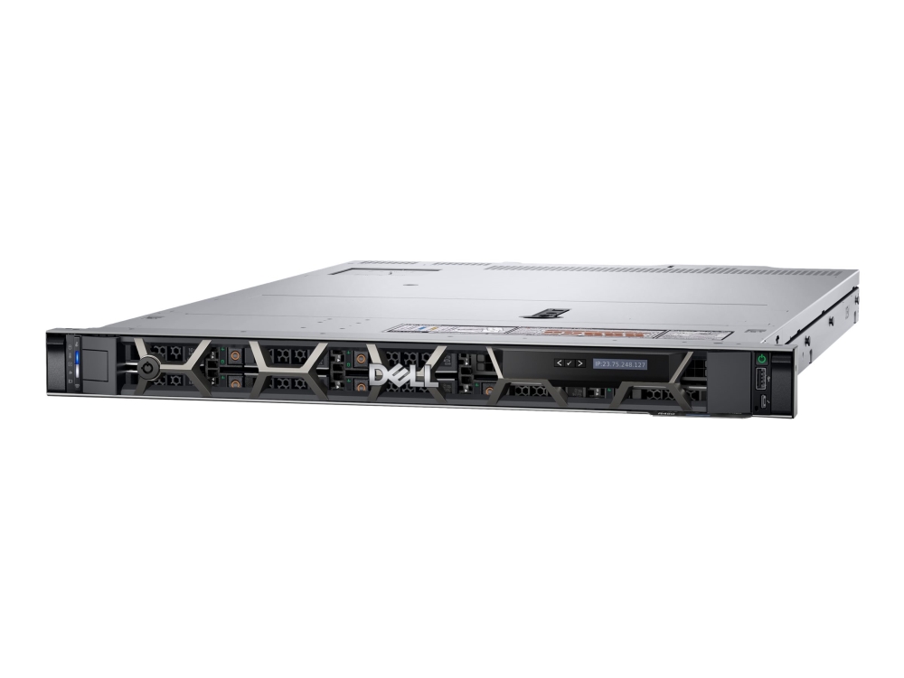 Dell PowerEdge R450 - Server - rack-monterbar 1U - 2-vejs - 1 x Xeon Silver 4309Y / op til 3.6 GHz - RAM 16 GB - SAS - hot-swap 2.5 bås(e) - SSD 480 GB - Matrox G200 - Gigabit Ethernet - intet OS - skærm: ingen - sort - BTP - Dell Smart Selection, Dell Smart Value - med 3 års Basic Support med Next Business Day Onsite Service
