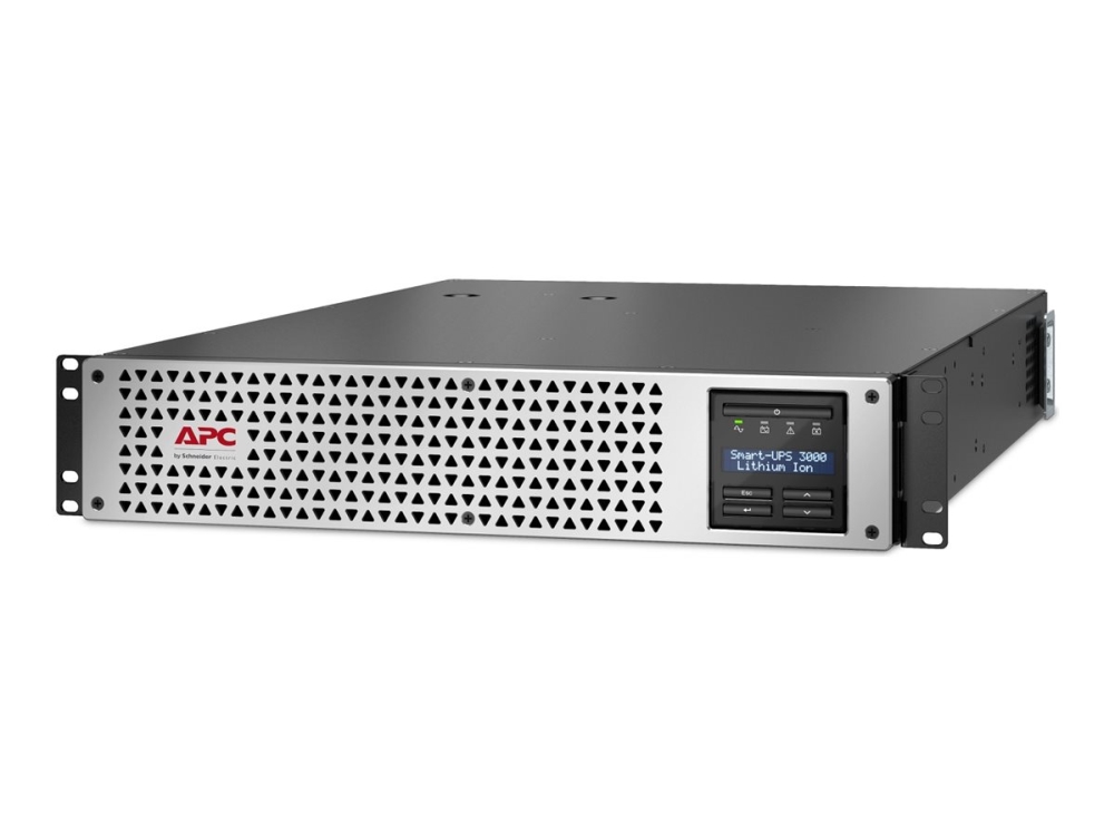 Apc Smart-Ups Line Interactive 2200Va, Lithium-Ionen, Rack, 2He, 230V, 8X Iec C13 + 1X Iec C19, Smartconnect, Mit Netzwerkmanagementkarte, Avr, Lcd,